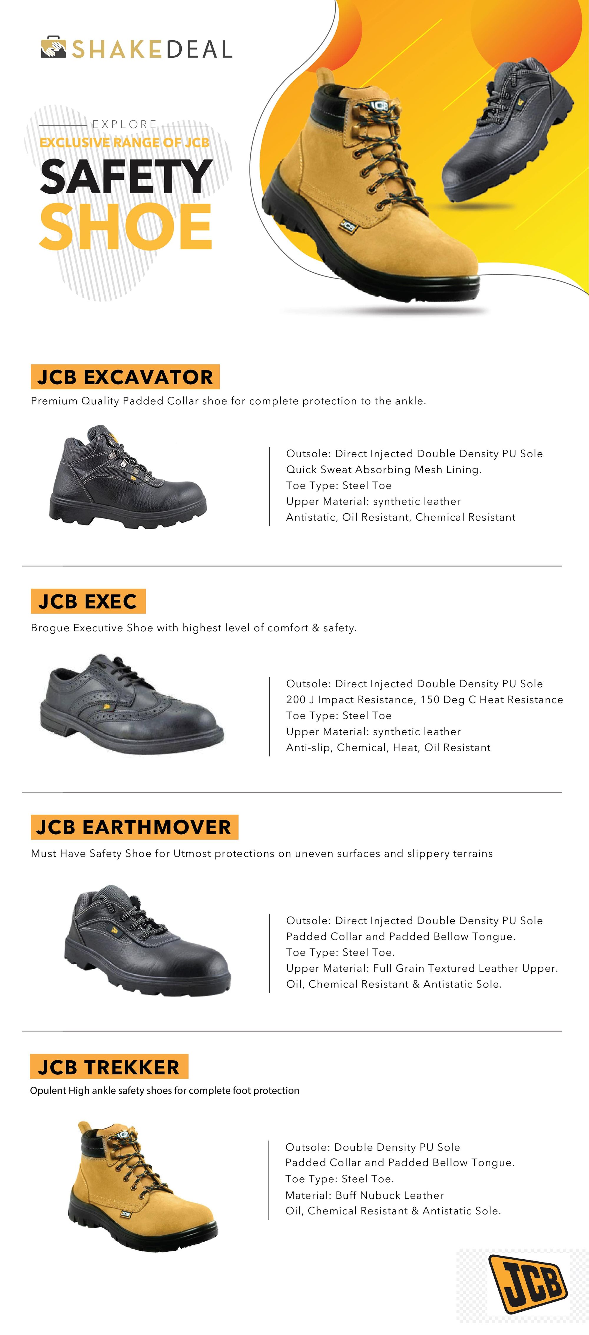Popular JCB Safety Shoes