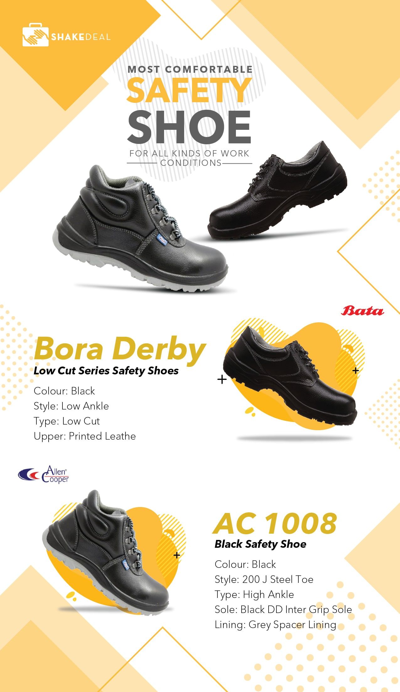 Most Comfortable Safety Shoes for all Kind of Work