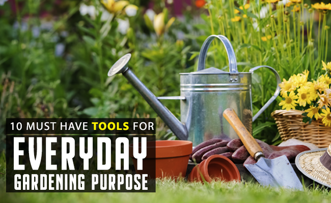 10 Must have Tools for Everyday Gardening Purpose