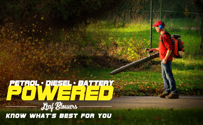 Petrol vs Diesel vs Battery Powered Leaf Blowers - Know What's Best For You