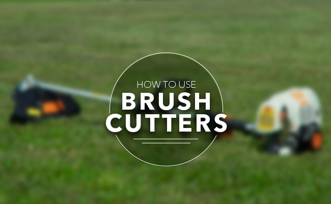 How to use brush cutters?